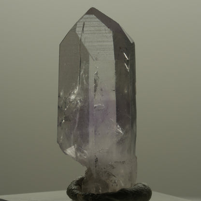 Klare Lemurian Phantom Amethyst Spitze Streep Mine, Goboboseb, Namibia 35*14*11mm #14148