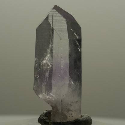 Klare Lemurian Phantom Amethyst Spitze Streep Mine, Goboboseb, Namibia 35*14*11mm #14148