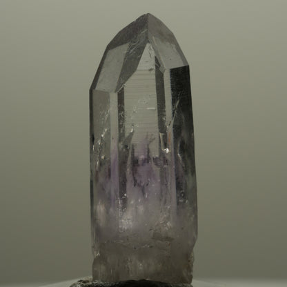 Klare Lemurian Phantom Amethyst Spitze Streep Mine, Goboboseb, Namibia 35*14*11mm #14148