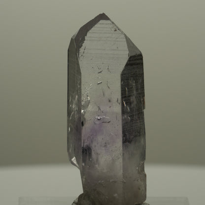 Klare Lemurian Phantom Amethyst Spitze Streep Mine, Goboboseb, Namibia 35*14*11mm #14148
