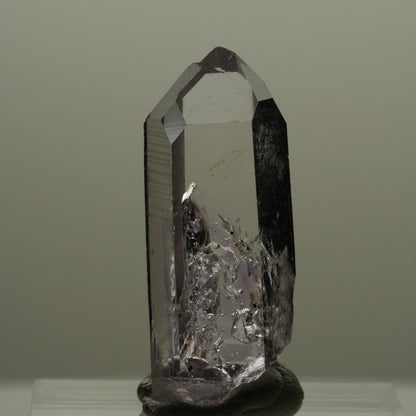 Klare Lemurian Phantom Amethyst Spitze Streep Mine, Goboboseb, Namibia 29*11*9mm #14149