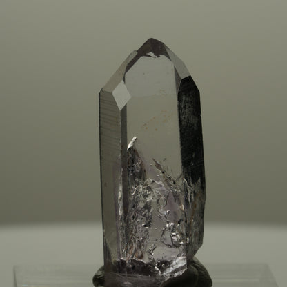 Klare Lemurian Phantom Amethyst Spitze Streep Mine, Goboboseb, Namibia 29*11*9mm #14149