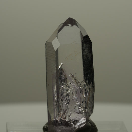 Klare Lemurian Phantom Amethyst Spitze Streep Mine, Goboboseb, Namibia 29*11*9mm #14149
