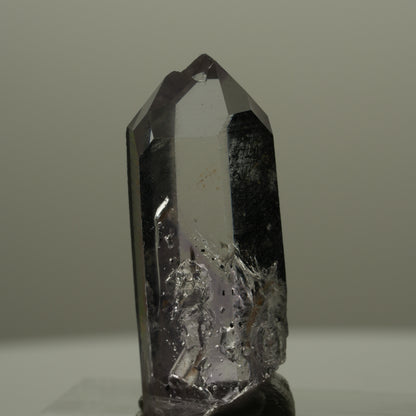 Klare Lemurian Phantom Amethyst Spitze Streep Mine, Goboboseb, Namibia 29*11*9mm #14149