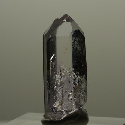 Klare Lemurian Phantom Amethyst Spitze Streep Mine, Goboboseb, Namibia 29*11*9mm #14149
