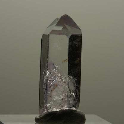 Klare Lemurian Phantom Amethyst Spitze Streep Mine, Goboboseb, Namibia 29*11*9mm #14149