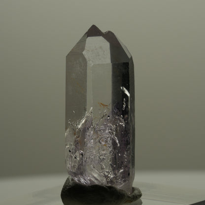 Klare Lemurian Phantom Amethyst Spitze Streep Mine, Goboboseb, Namibia 29*11*9mm #14149