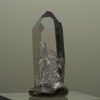 Klare Lemurian Phantom Amethyst Spitze Streep Mine, Goboboseb, Namibia 29*11*9mm #14149