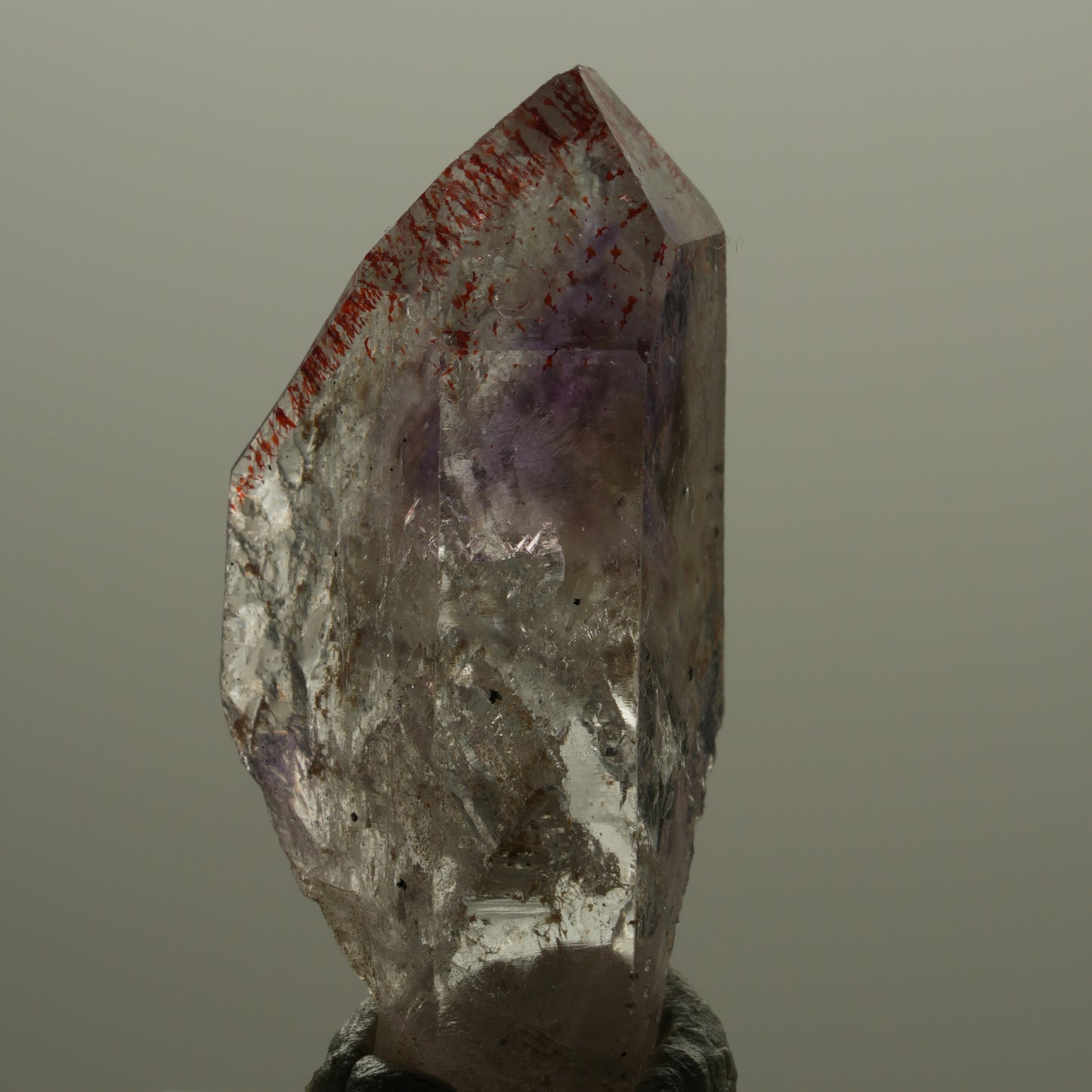 Harlekin Phantom Amethyst Spitze Streep Mine Goboboseb Namibia 35*15*14mm #14150