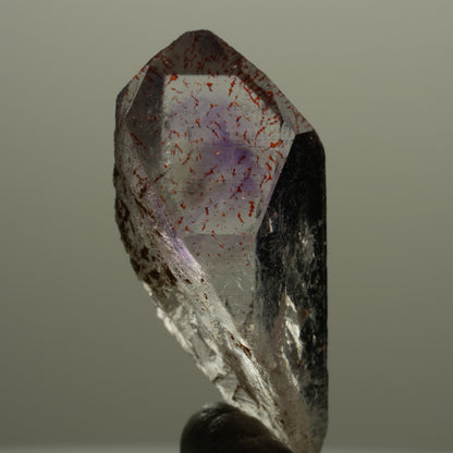 Harlekin Phantom Amethyst Spitze Streep Mine Goboboseb Namibia 35*15*14mm #14150