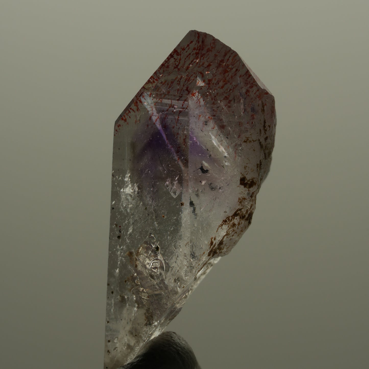 Harlekin Phantom Amethyst Spitze Streep Mine Goboboseb Namibia 35*15*14mm #14150