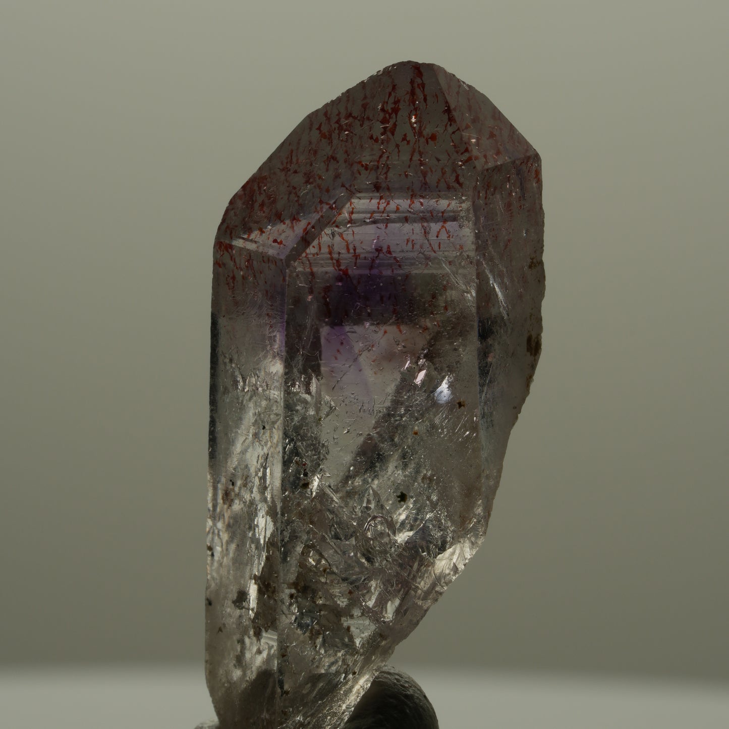 Harlekin Phantom Amethyst Spitze Streep Mine Goboboseb Namibia 35*15*14mm #14150