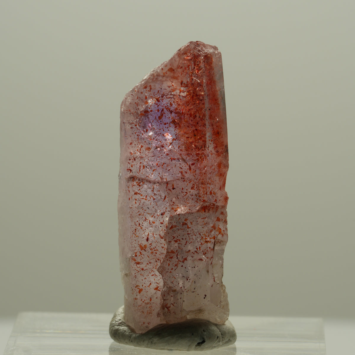 Harlekin Phantom Skelett Amethyst Streep Mine Goboboseb Namibia 28*11*9mm #14151