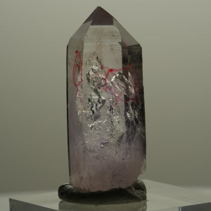 Enhydro Phantom Amethyst Spitze, 3x Blase Streep Mine Goboboseb Namibia 35*13*11mm #14152