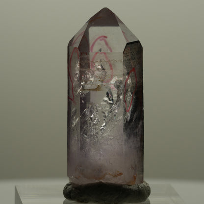 Enhydro Phantom Amethyst Spitze, 3x Blase Streep Mine Goboboseb Namibia 35*13*11mm #14152