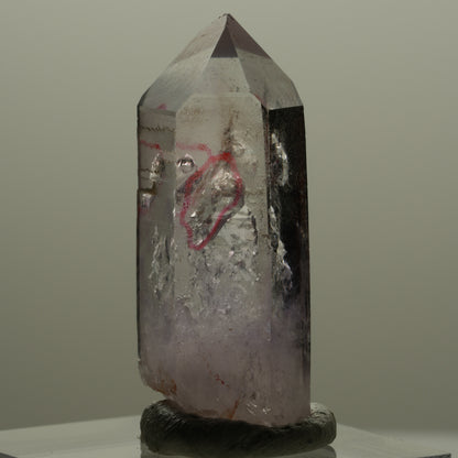 Enhydro Phantom Amethyst Spitze, 3x Blase Streep Mine Goboboseb Namibia 35*13*11mm #14152