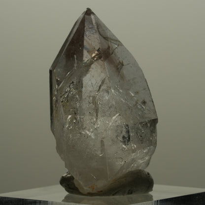 Phantom Rauchquarz mit gelbem Einschluss, Hämatit Streep Mine Goboboseb Namibia 35*20*20mm #14153