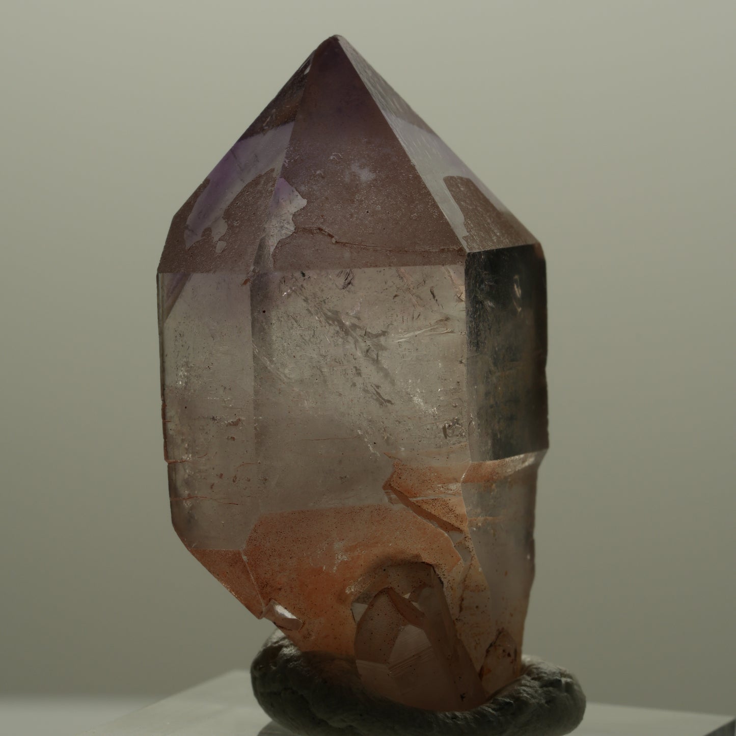 Skelett Phantom Amethyst Doppelender Zepter Spitze Goboboseb, Namibia 38*23*17mm #14155
