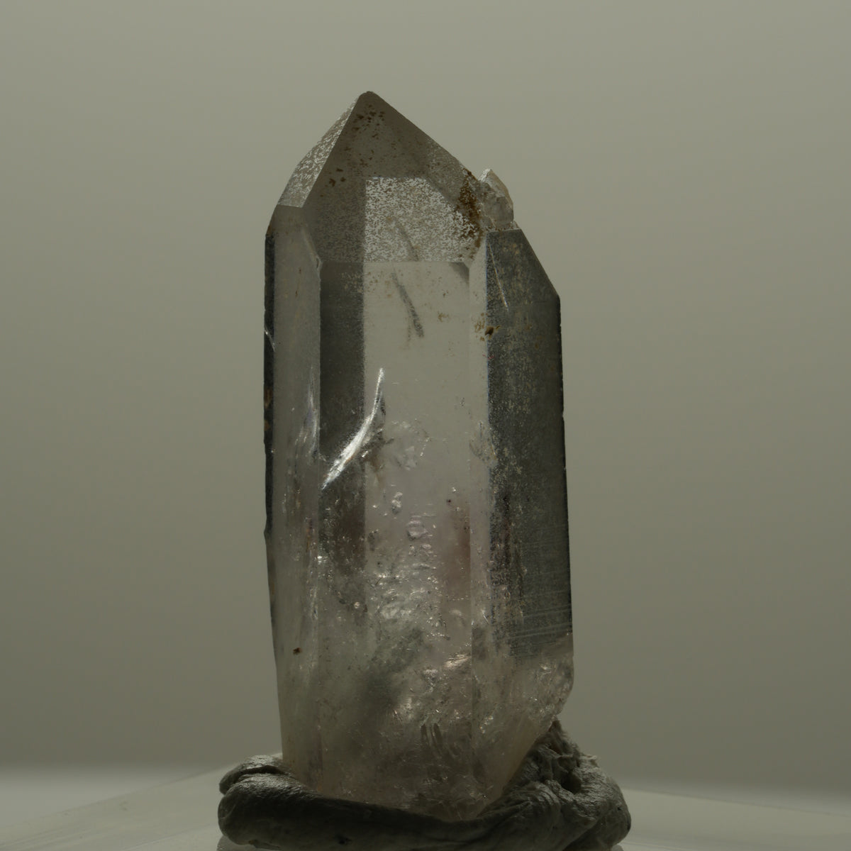 Klare Phantom Rauchquarz Spitze Streep Mine, Goboboseb, Namibia 30*12*12mm #14156