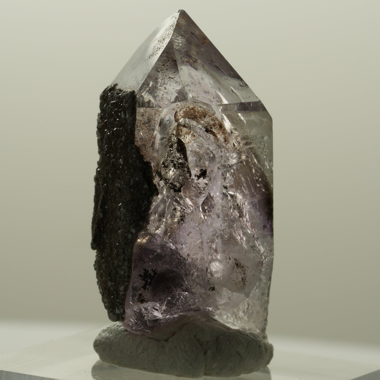 Klare Phantom Amethyst Spitze Streep Mine Goboboseb Namibia 34*20*14mm #14158
