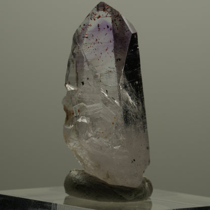 Harlekin Lemurian Phantom Amethyst Spitze Streep Mine Goboboseb Namibia 31*15*11mm #14159