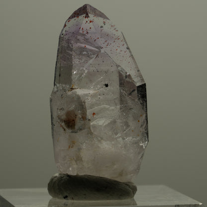 Harlekin Lemurian Phantom Amethyst Spitze Streep Mine Goboboseb Namibia 31*15*11mm #14159