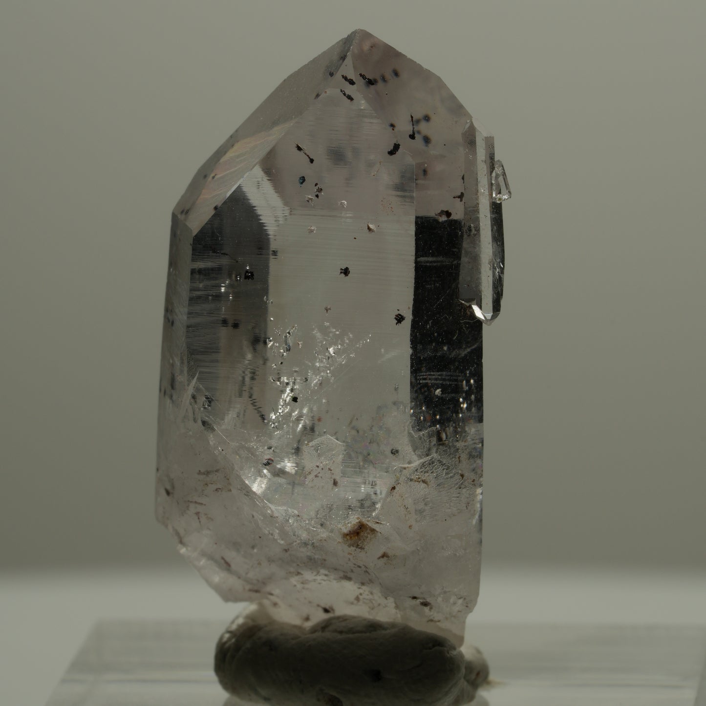 Harlekin Lemurian Phantom Amethyst Spitze Streep Mine Goboboseb Namibia 32*16*11mm #14160