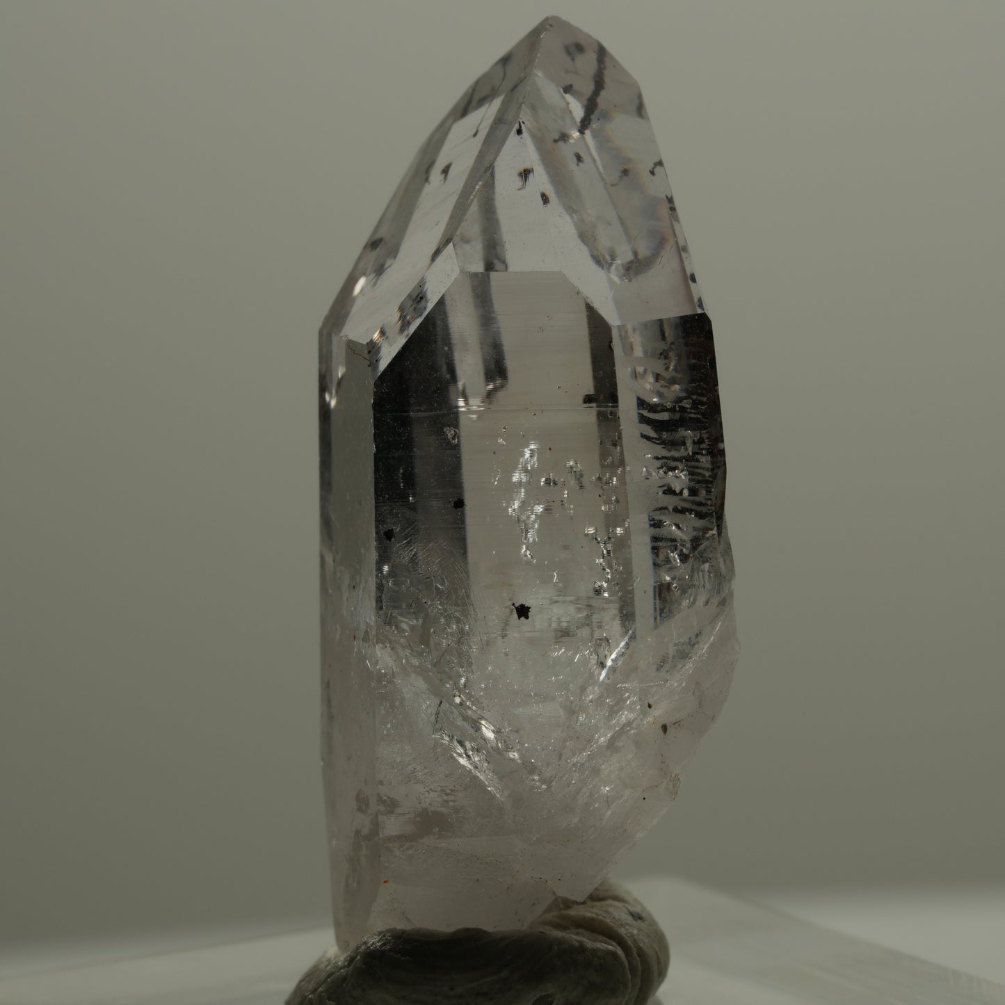 Harlekin Lemurian Phantom Amethyst Spitze Streep Mine Goboboseb Namibia 32*16*11mm #14160