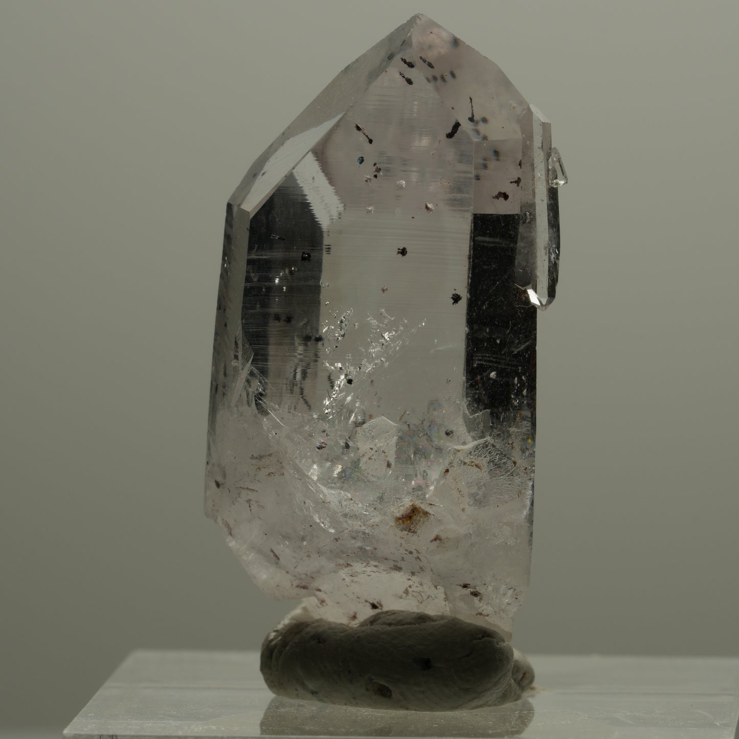 Harlekin Lemurian Phantom Amethyst Spitze Streep Mine Goboboseb Namibia 32*16*11mm #14160