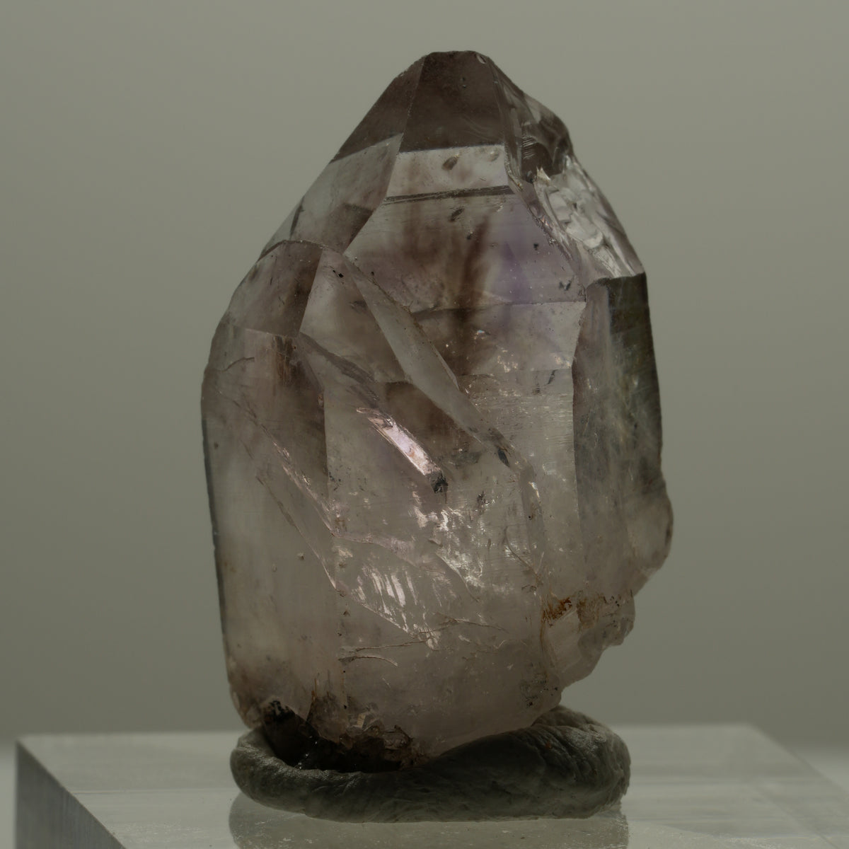 Klare Skelett Phantom Amethyst Spitze Streep Mine Goboboseb Namibia 28*17*12mm #14161