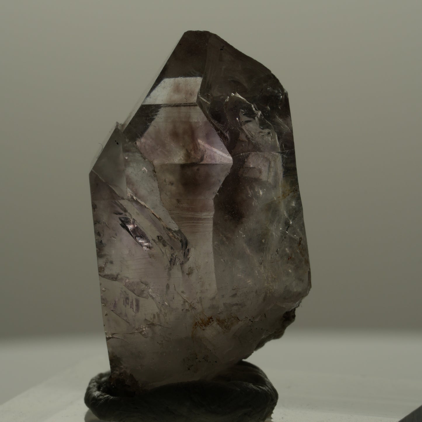 Klare Skelett Phantom Amethyst Spitze Streep Mine Goboboseb Namibia 28*17*12mm #14161