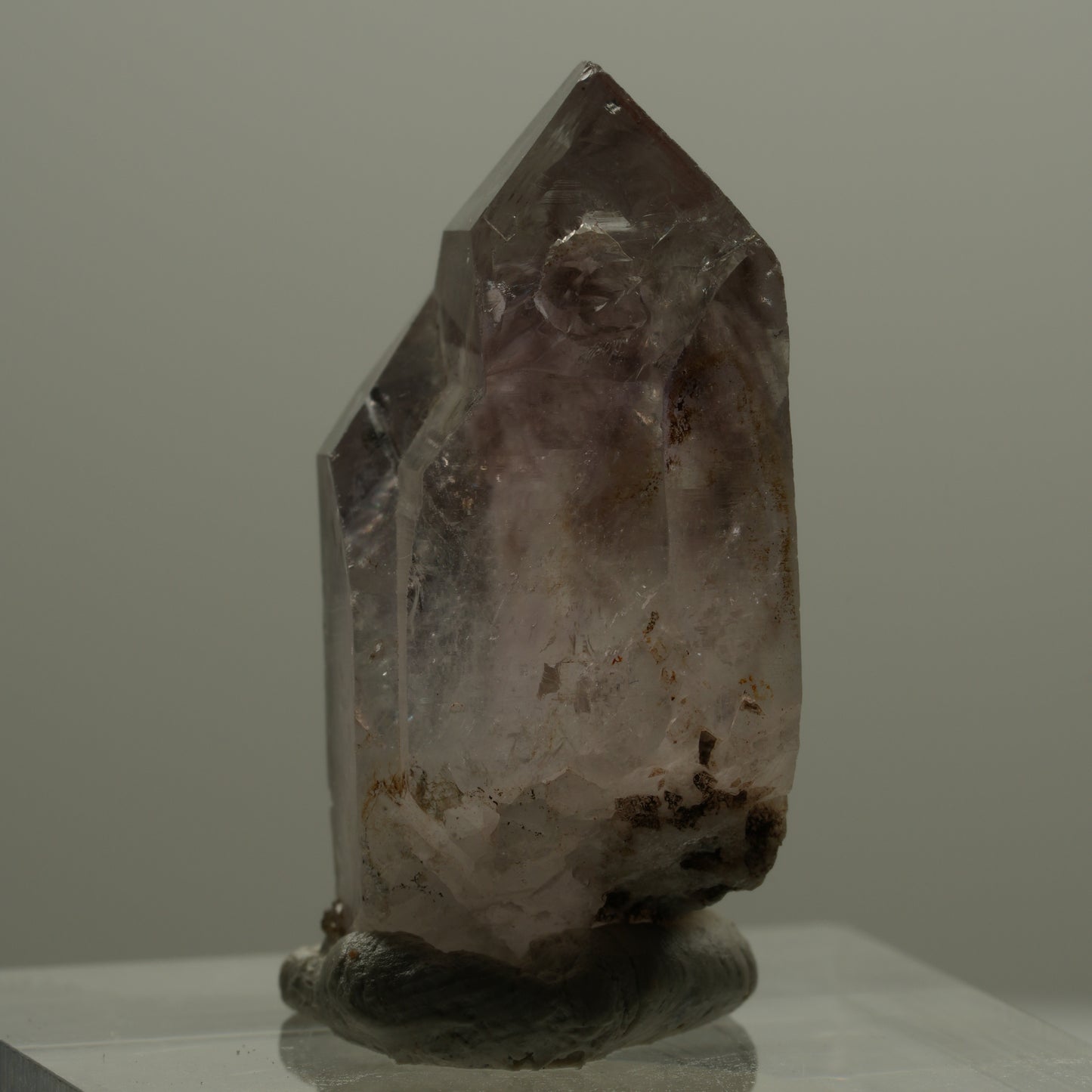 Klare Skelett Phantom Amethyst Spitze Streep Mine Goboboseb Namibia 28*17*12mm #14161
