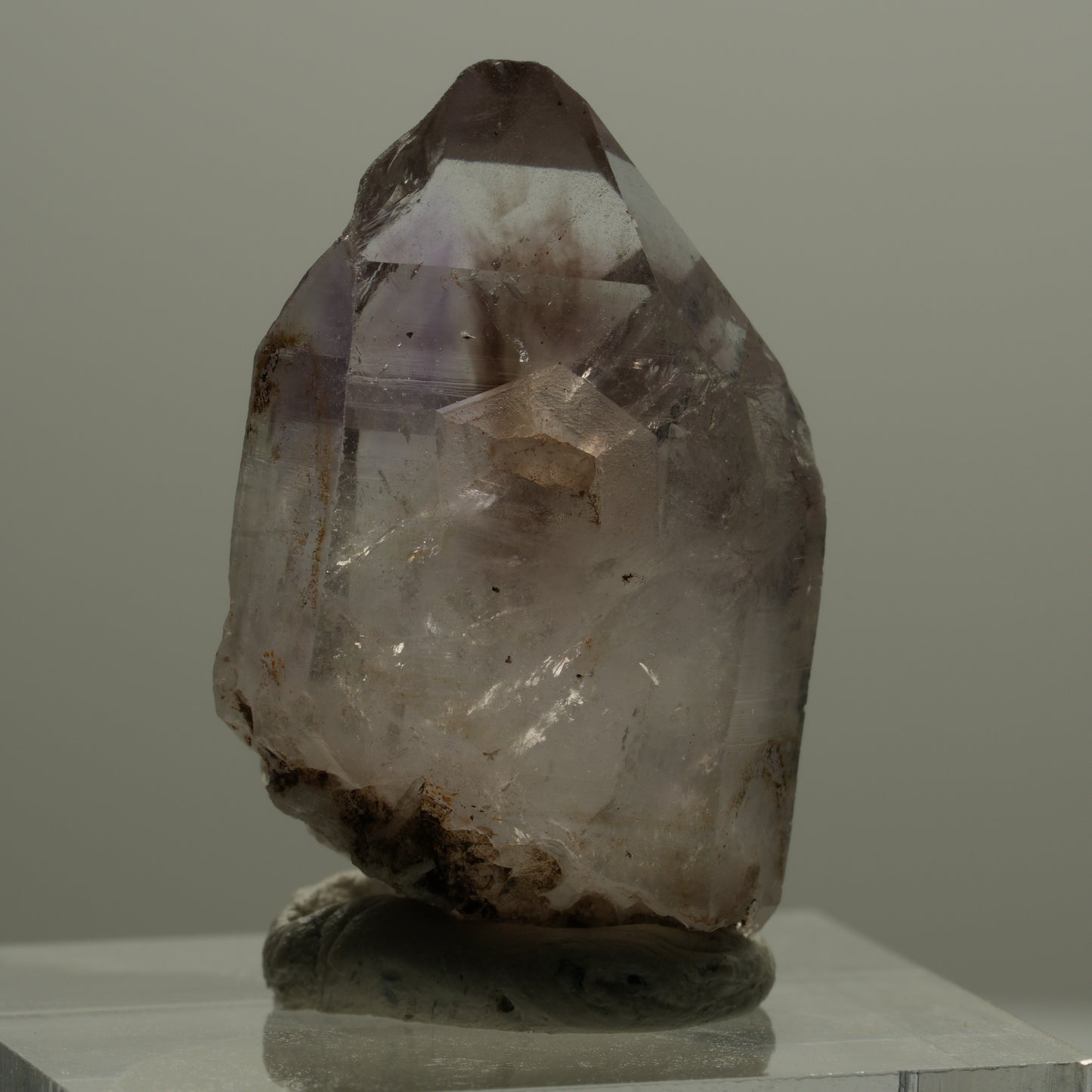 Klare Skelett Phantom Amethyst Spitze Streep Mine Goboboseb Namibia 28*17*12mm #14161