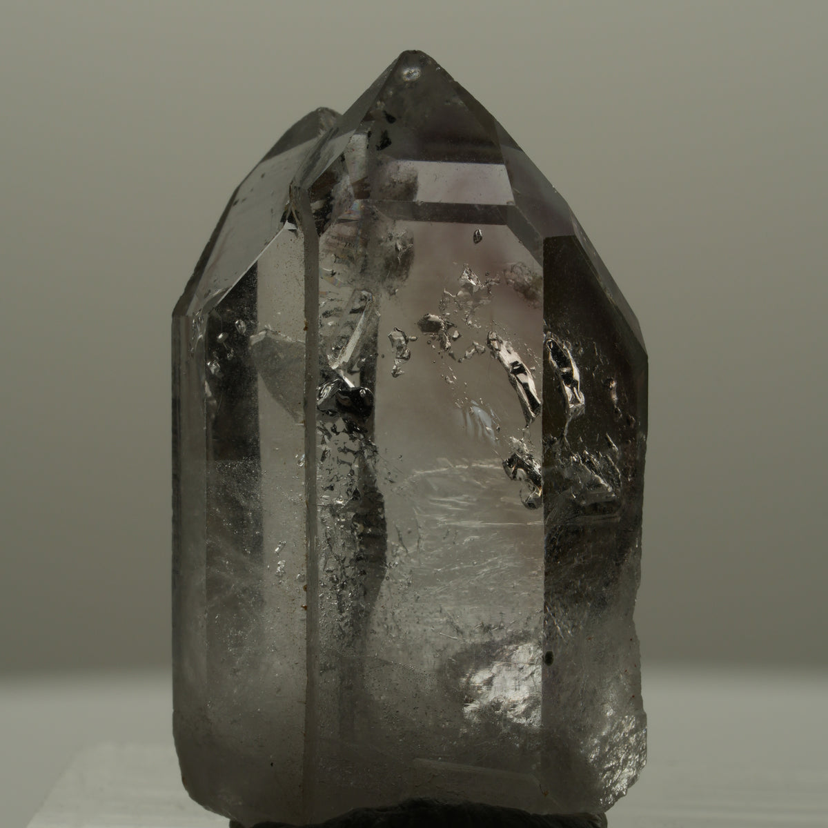 Seltene Skelett Phantom Amethyst mit Hämatit Streep Mine Goboboseb Namibia 29*17*9mm #14162