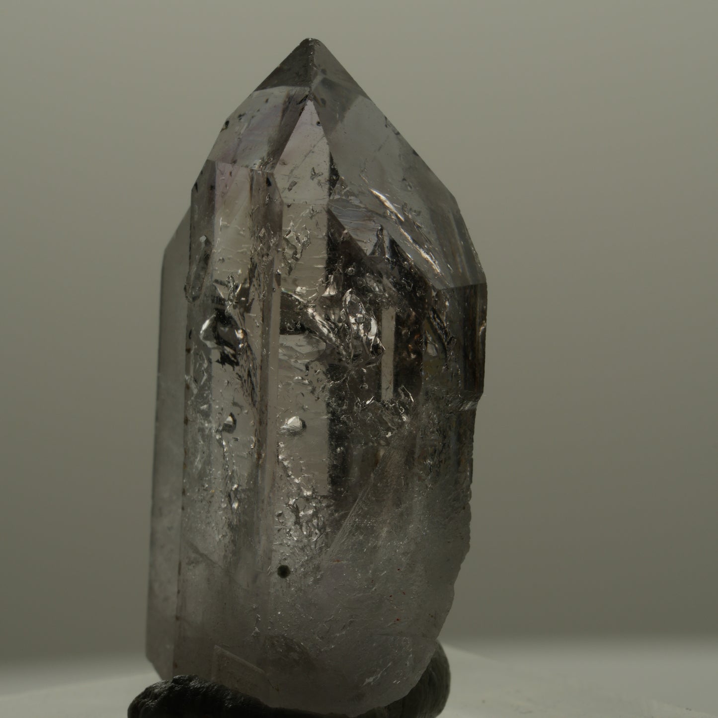 Seltene Skelett Phantom Amethyst mit Hämatit Streep Mine Goboboseb Namibia 29*17*9mm #14162