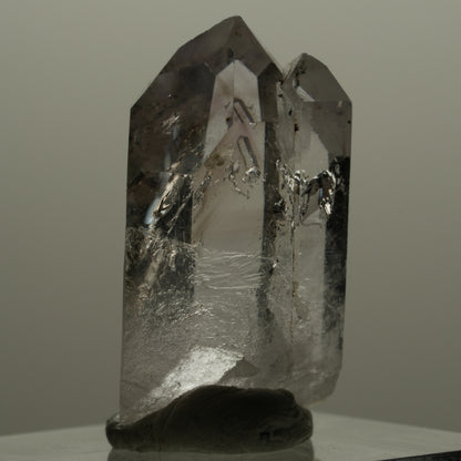 Seltene Skelett Phantom Amethyst mit Hämatit Streep Mine Goboboseb Namibia 29*17*9mm #14162