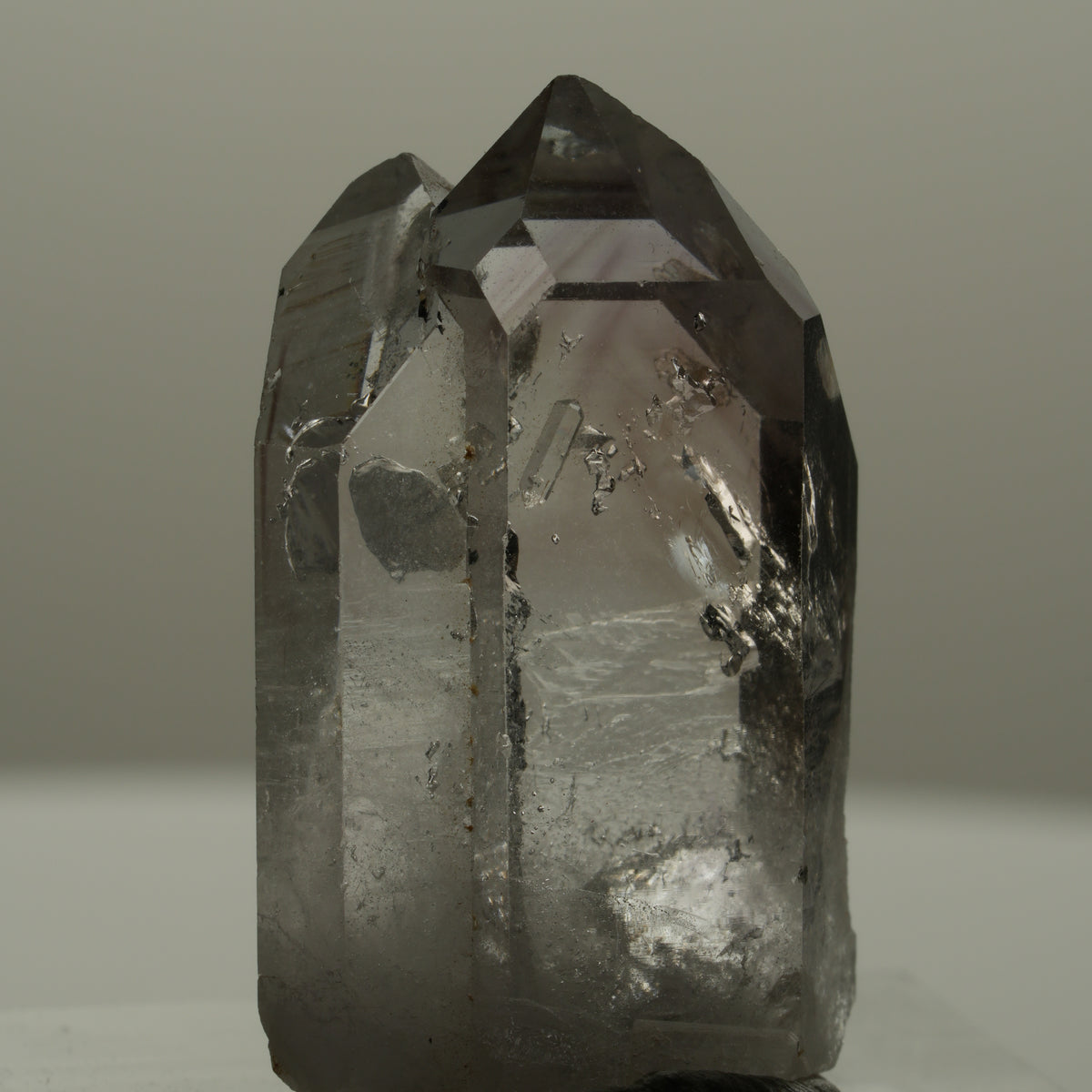 Seltene Skelett Phantom Amethyst mit Hämatit Streep Mine Goboboseb Namibia 29*17*9mm #14162