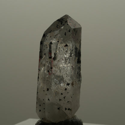 Enhydro Harlekin Phantom Amethyst Spitze, 1x Blase Streep Mine Goboboseb Namibia 29*11*9mm #14163