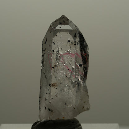 Enhydro Harlekin Phantom Amethyst Spitze, 1x Blase Streep Mine Goboboseb Namibia 29*11*9mm #14163