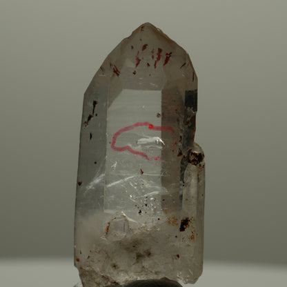 Enhydro Harlekin Skelett Rauchquarz, 1x Blase Streep Mine, Goboboseb, Namibia 35*14*12mm #14164