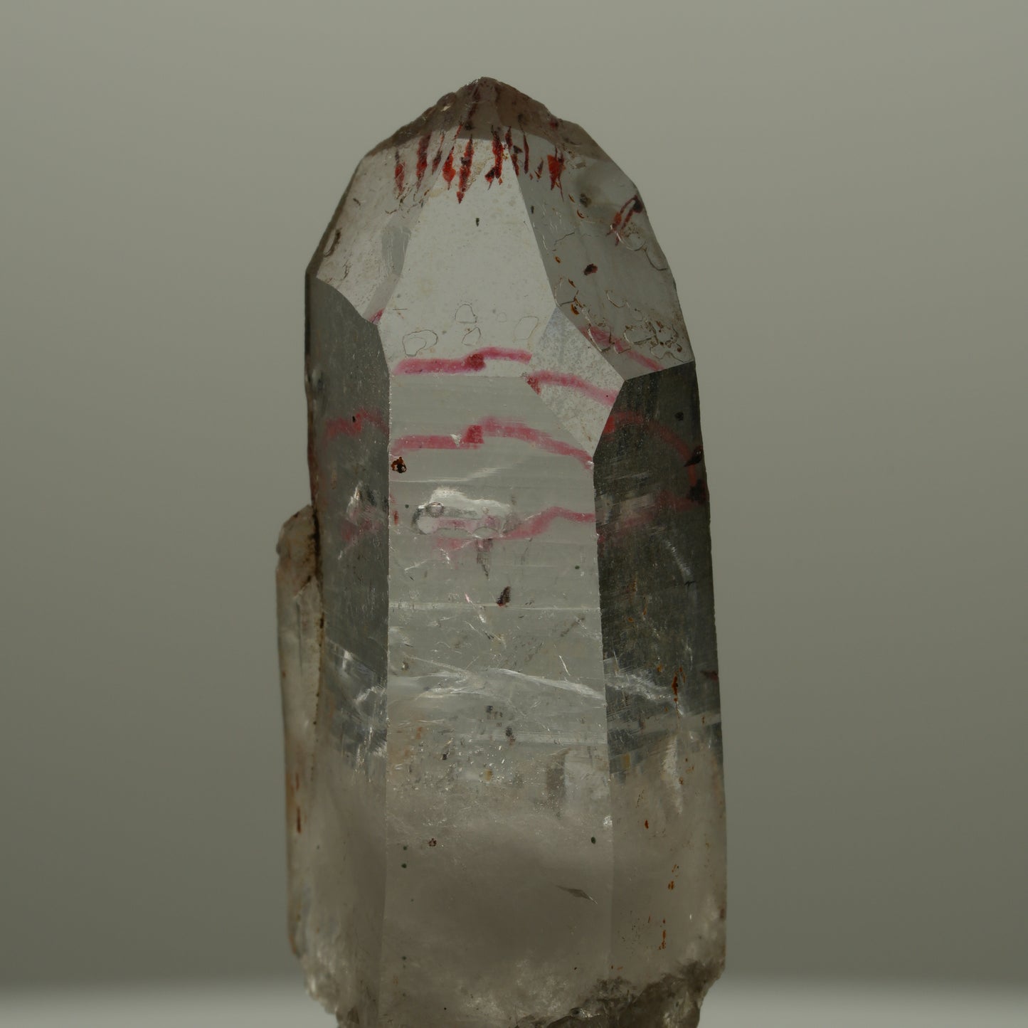 Enhydro Harlekin Skelett Rauchquarz, 1x Blase Streep Mine, Goboboseb, Namibia 35*14*12mm #14164