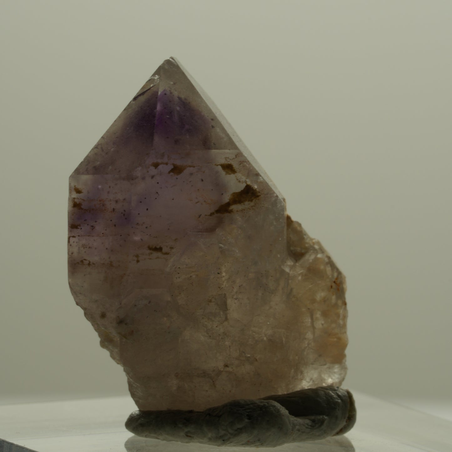 Seltene Skelett Phantom Amethyst Spitze Goboboseb, Namibia 24*19*11mm #14166