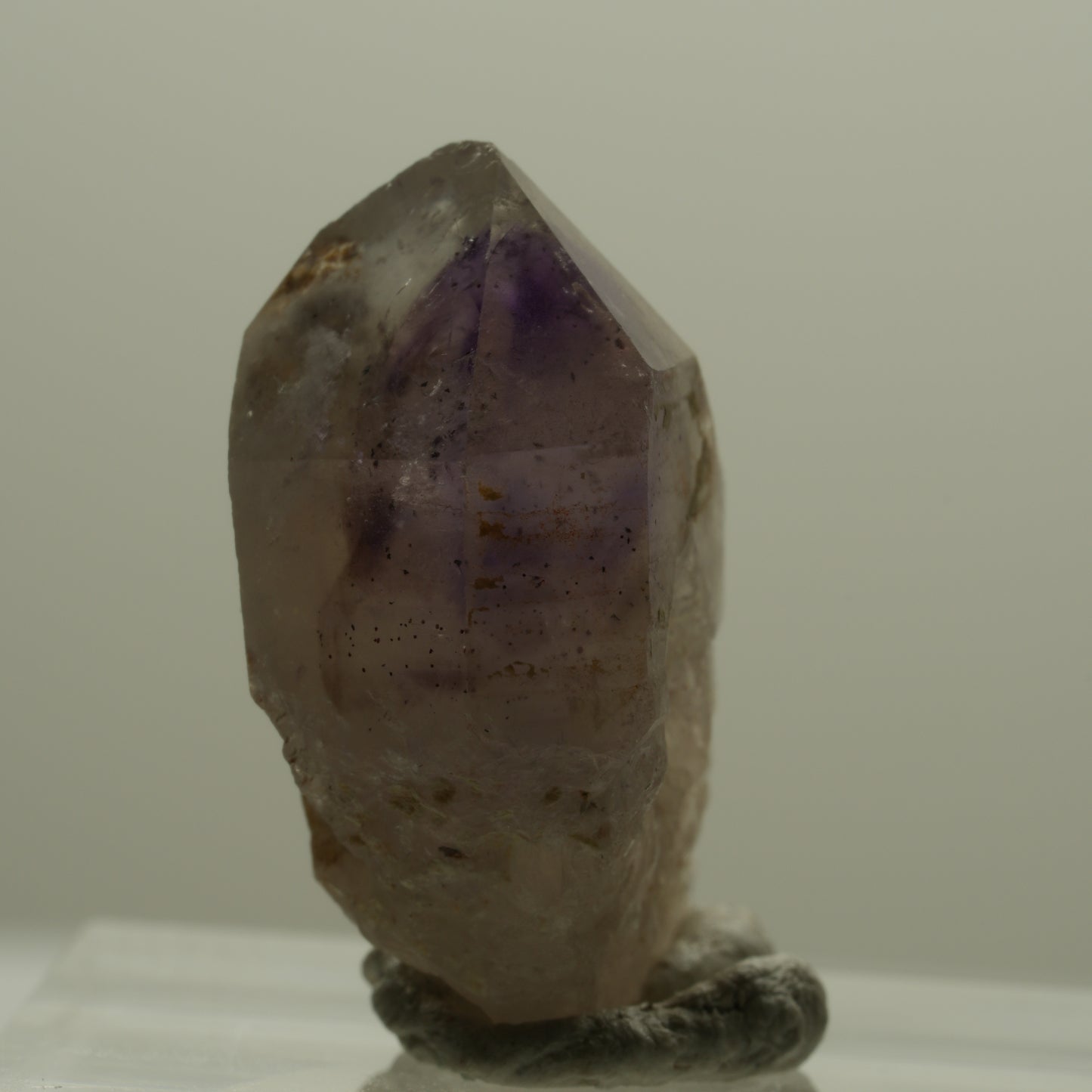 Seltene Skelett Phantom Amethyst Spitze Goboboseb, Namibia 24*19*11mm #14166