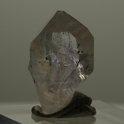 Seltene Skelett Phantom Amethyst mit Hämatit Streep Mine Goboboseb Namibia 23*17*14mm #14168