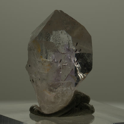 Seltene Skelett Phantom Amethyst mit Hämatit Streep Mine Goboboseb Namibia 23*17*14mm #14168