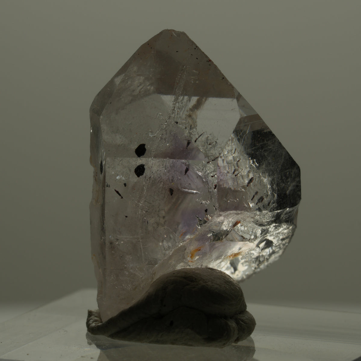 Seltene Skelett Phantom Amethyst mit Hämatit Streep Mine Goboboseb Namibia 23*17*14mm #14168