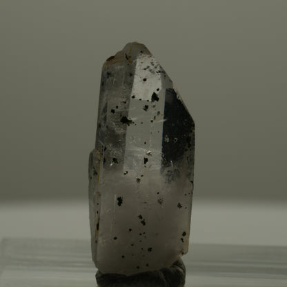 Phantom Skelett Rauchquarz mit Hämatit Streep Mine Goboboseb Namibia 23*10*8mm #14170
