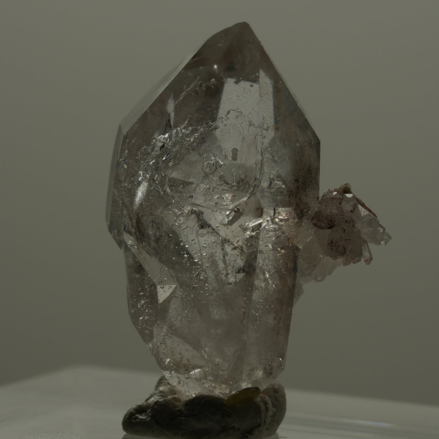 Skelett Phantom Rauchquarz Doppelender Gruppe Goboboseb, Namibia 21*16*10mm #14172