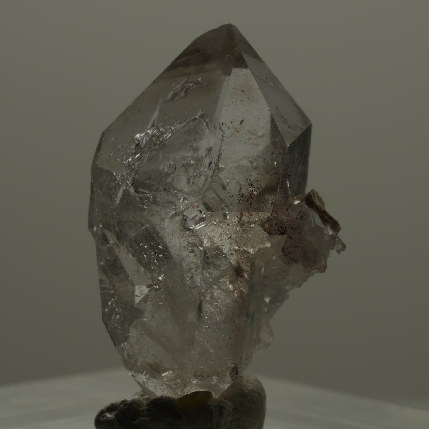 Skelett Phantom Rauchquarz Doppelender Gruppe Goboboseb, Namibia 21*16*10mm #14172