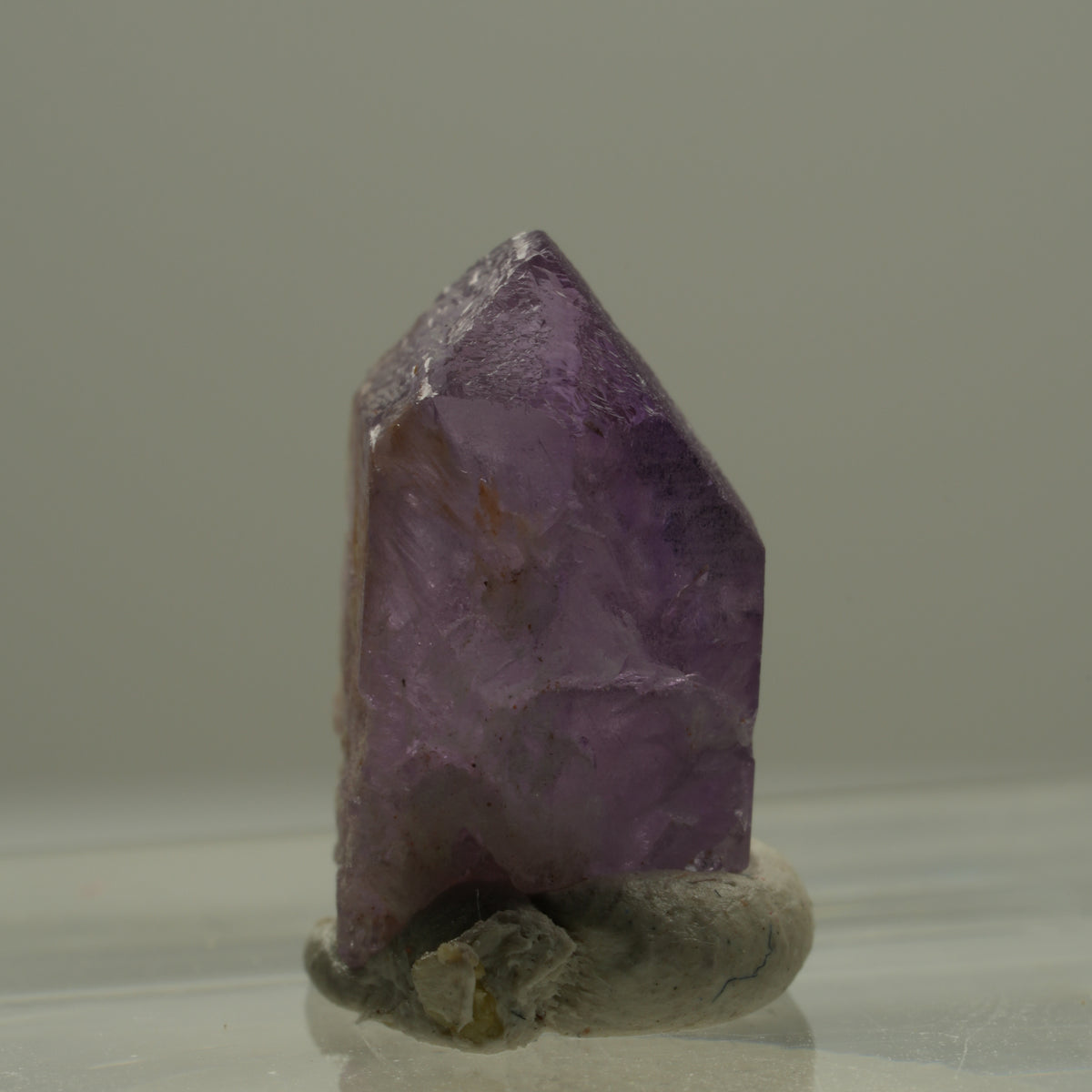 Seltene Skelett Phantom Amethyst Spitze Goboboseb, Namibia 14*8*7mm #14173